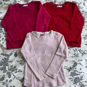 2 pullover - 1 long sleeves shirt, DPAM, 3y